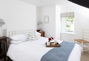 Sink into the double bed and drift off to sleep. 