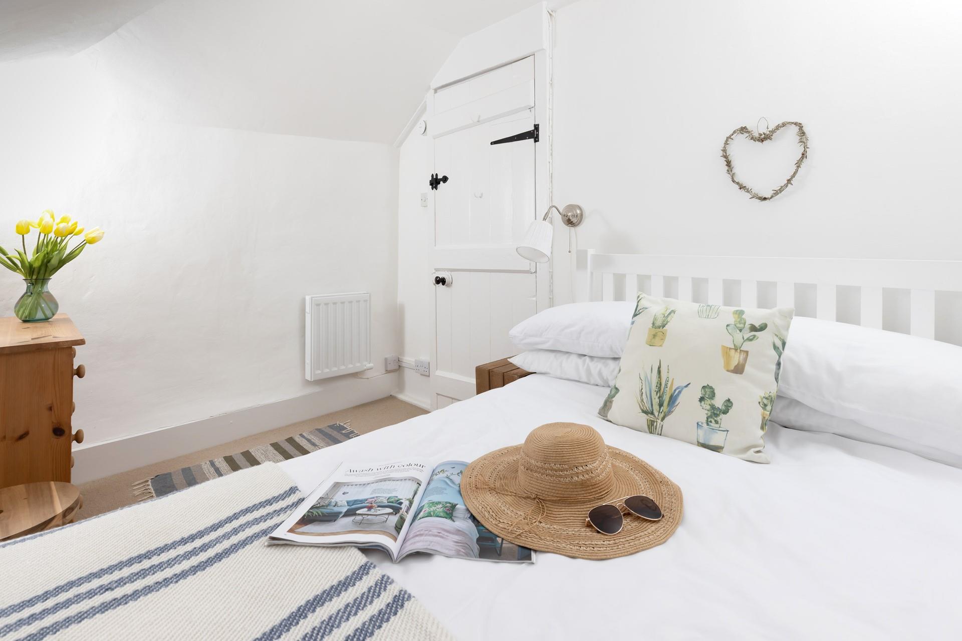 Drift off in the comfortable double bed after days of making memories. 