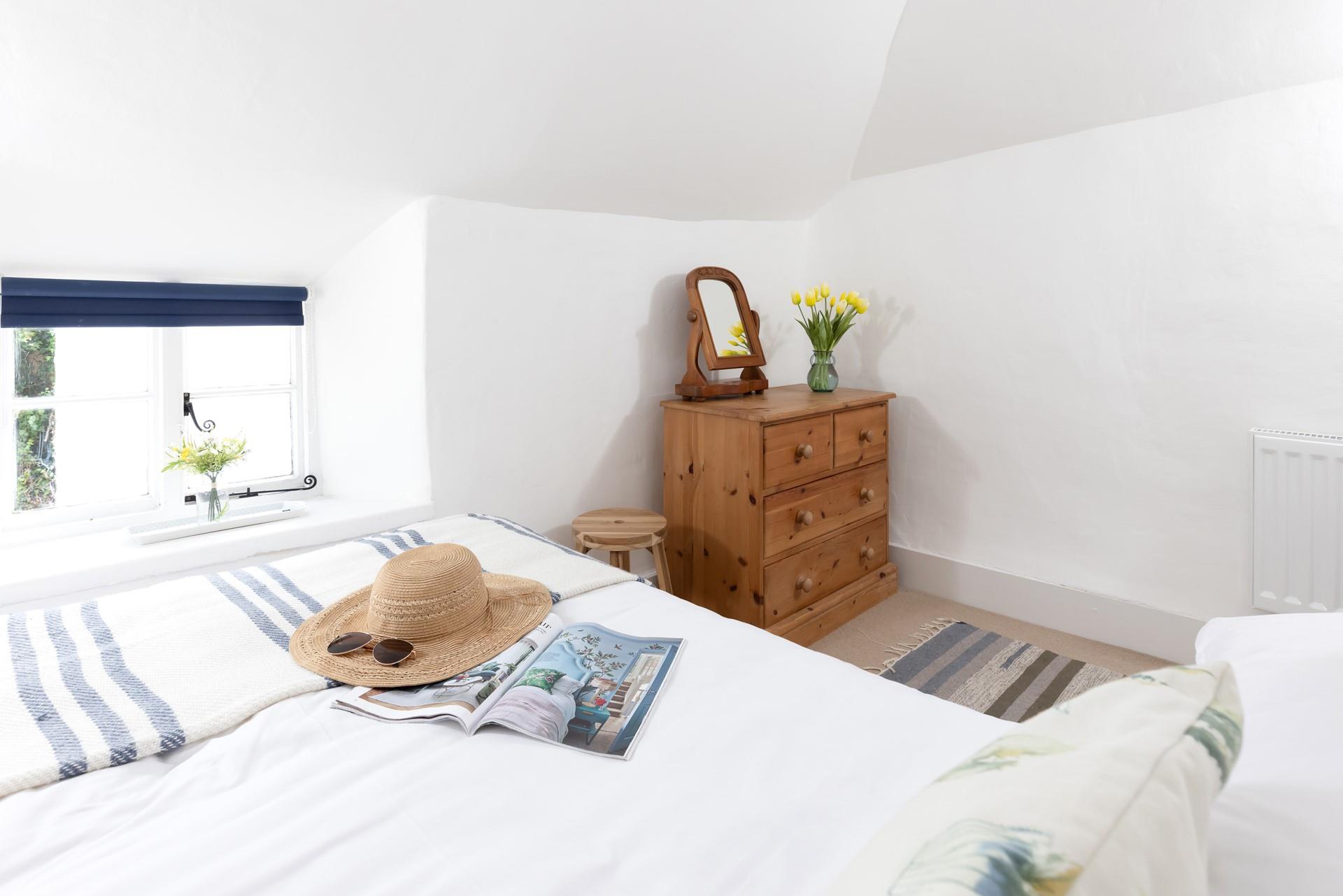 Flick through a magazine in bed and enjoy a lazy start to the day. 