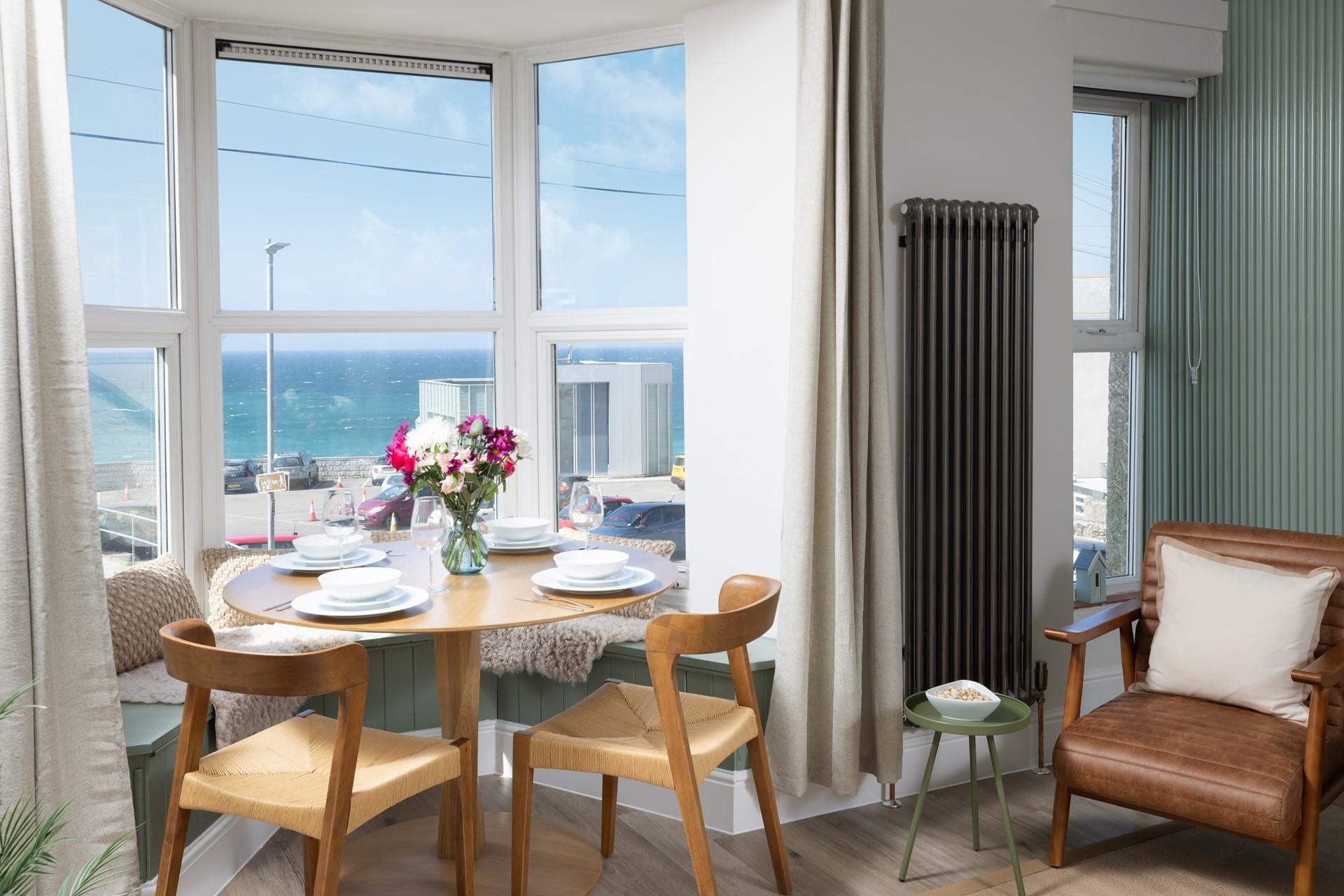 Dine with the ocean as your backdrop.