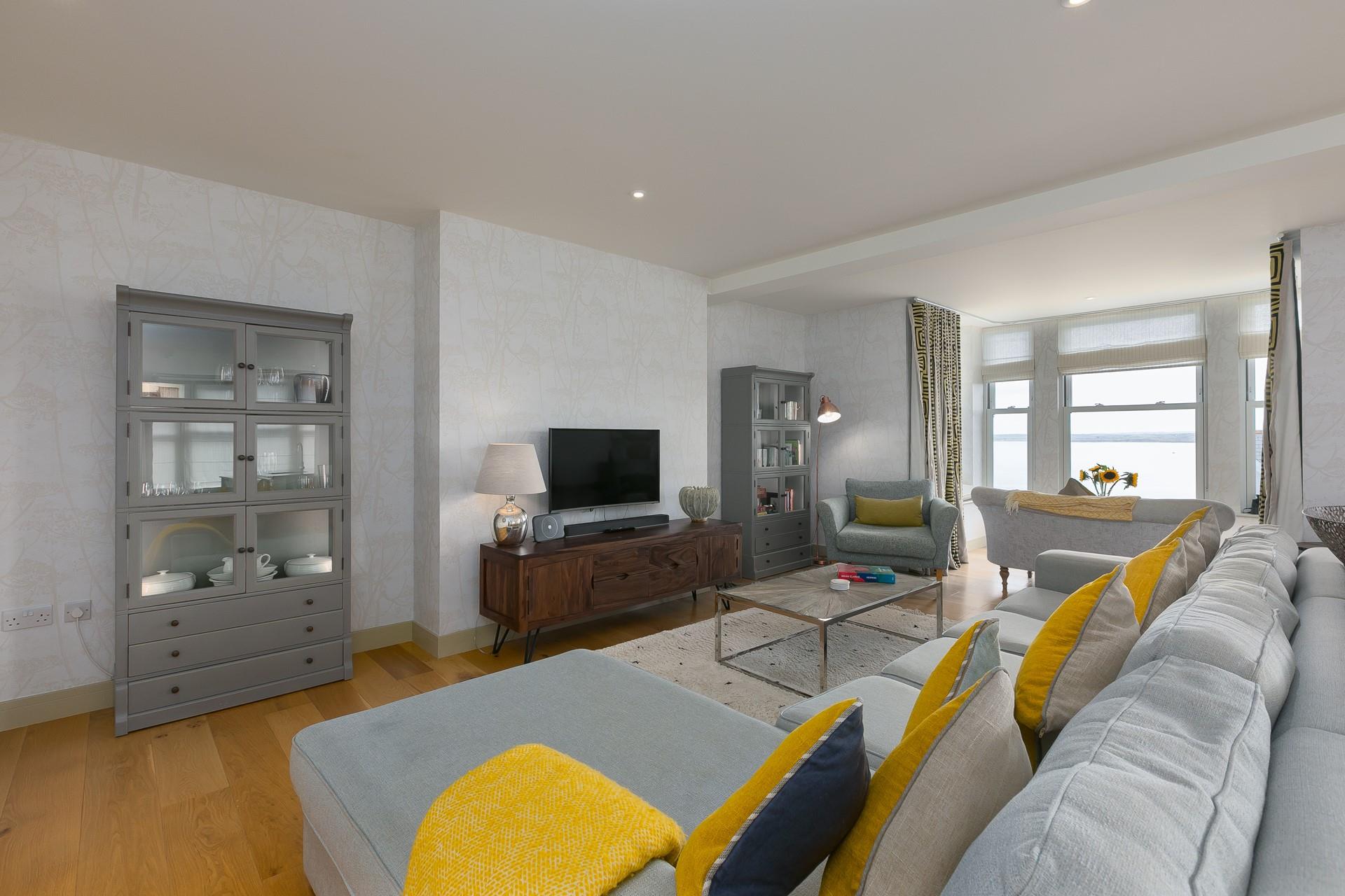 Modern styling meets exceptional comfort in the living area.