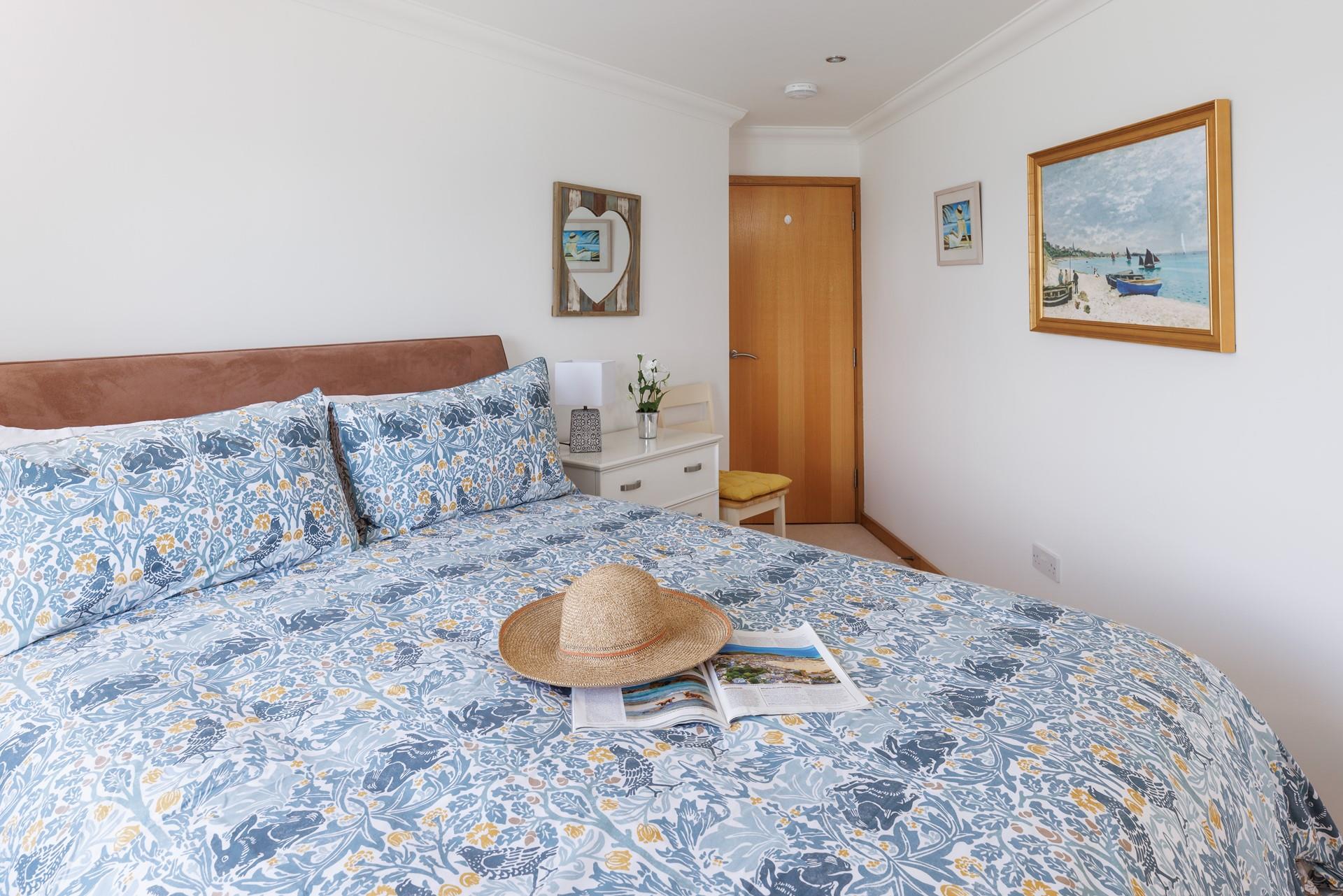 Cosy up in bed after a day of exploring. 