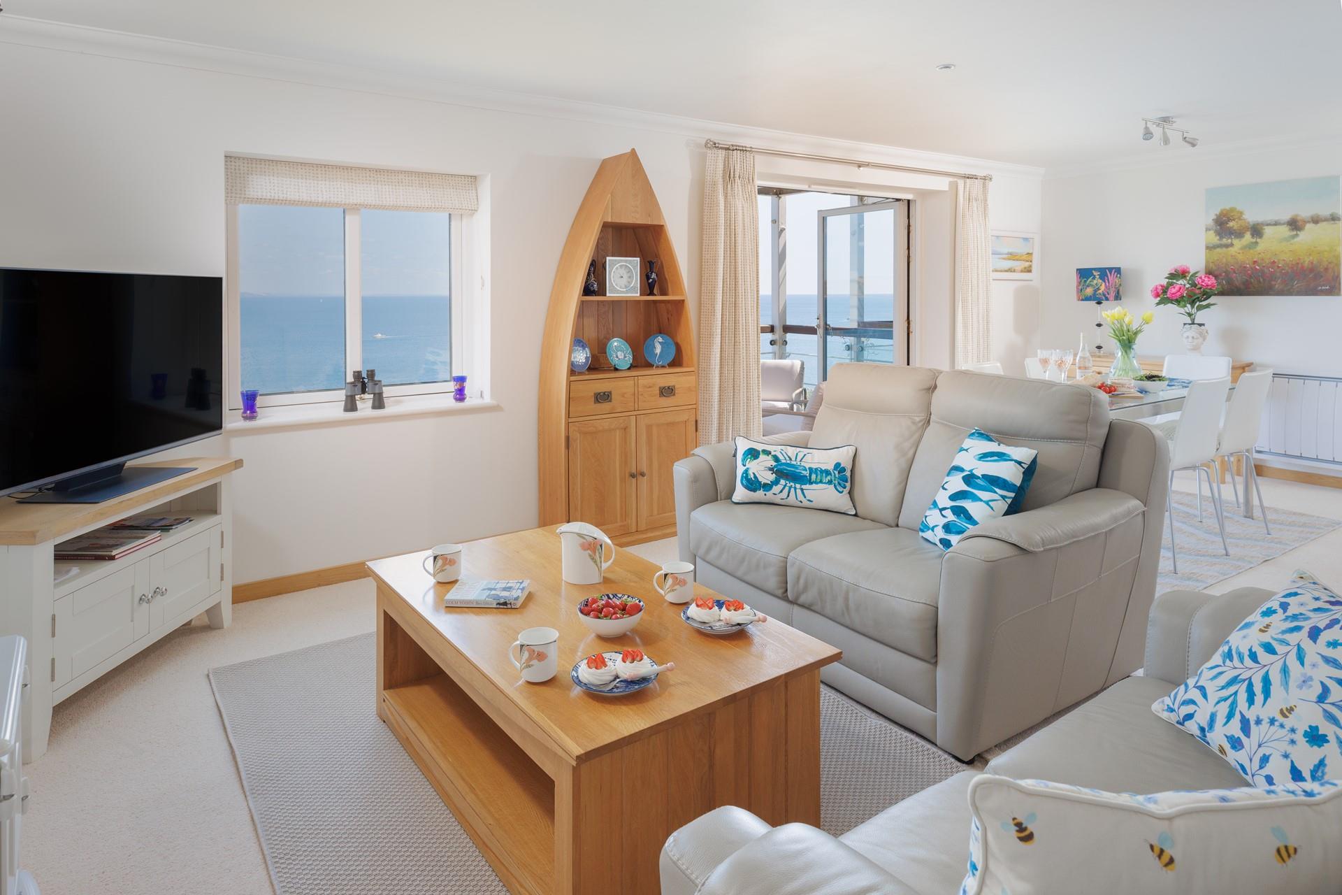 Put your feet up and relax to the sounds of the sea.