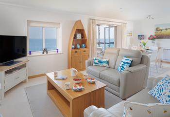 Put your feet up and relax to the sounds of the sea.