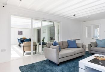 Light and airy with floor to ceiling windows!