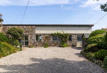 A warm welcome awaits, along with plenty of parking on the private driveway.