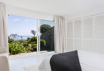 Bedroom 1 is a calming sanctuary with a sumptuous king size bed.
