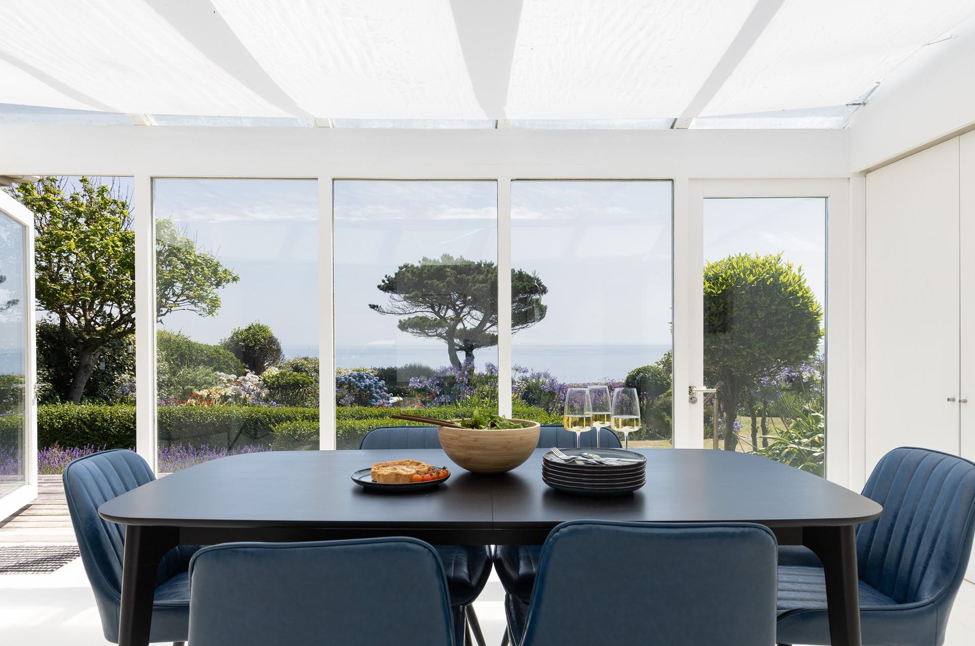 The beautiful garden and far-reaching view will take your breath away!