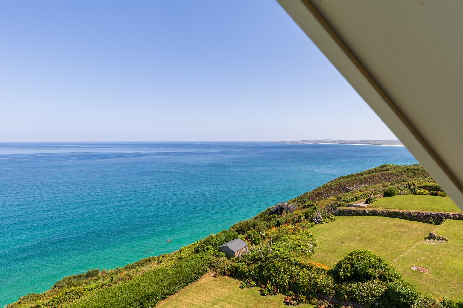 Far-reaching, the view reaches towards Godrevy too!