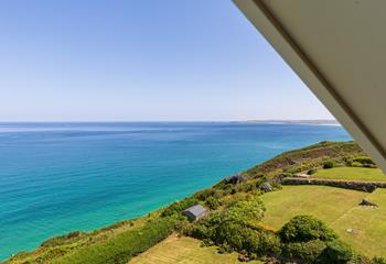 Far-reaching, the view reaches towards Godrevy too!