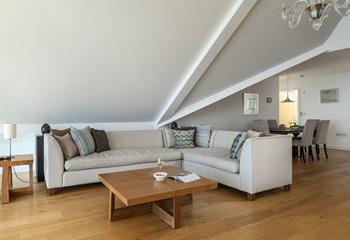 There's plenty of space for all the family to unwind by the sea.