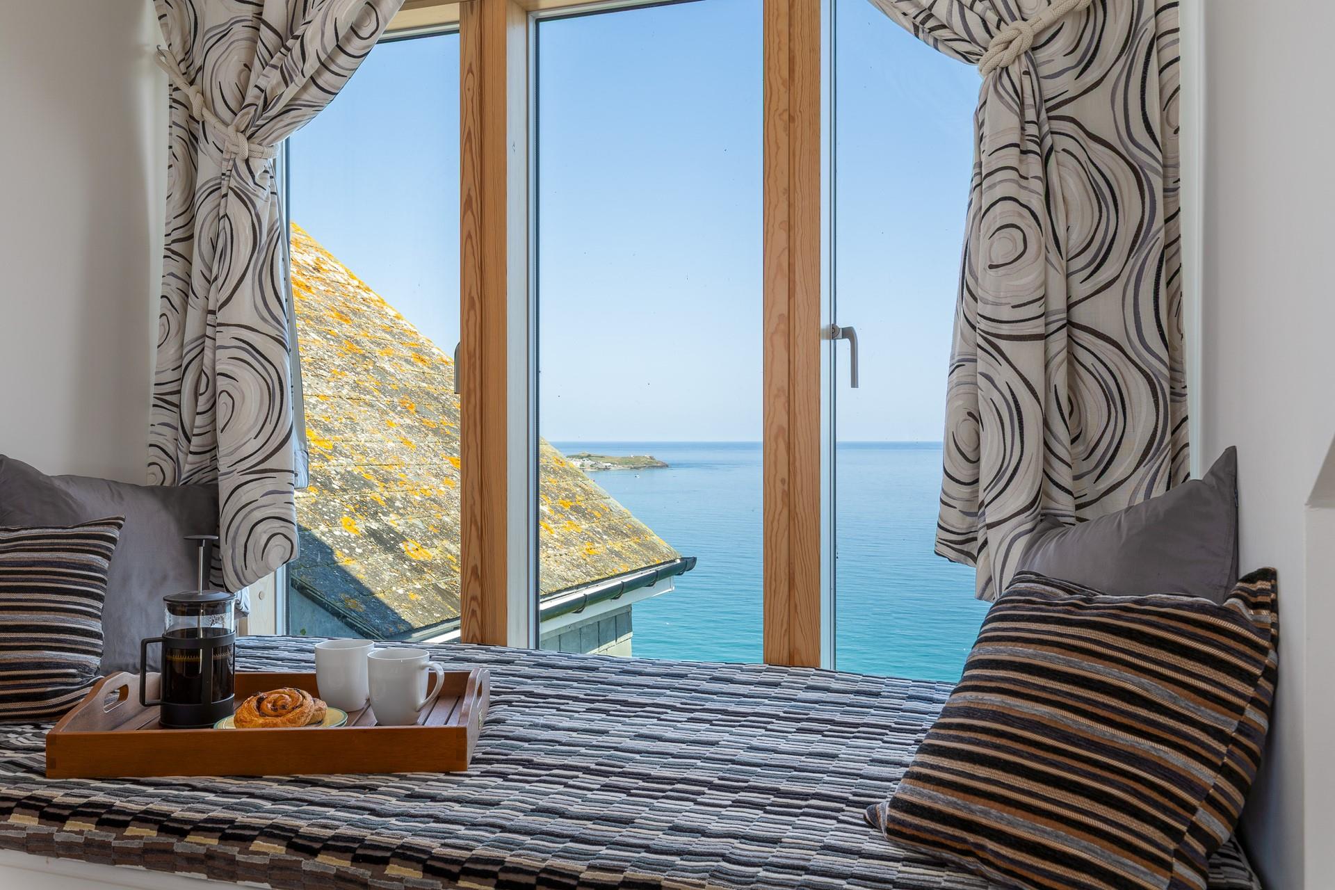 Another spot for a tranquil breakfast with ocean views.