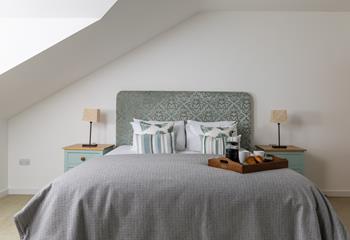 The super king bed in bedroom 3 offers a restful night's sleep.