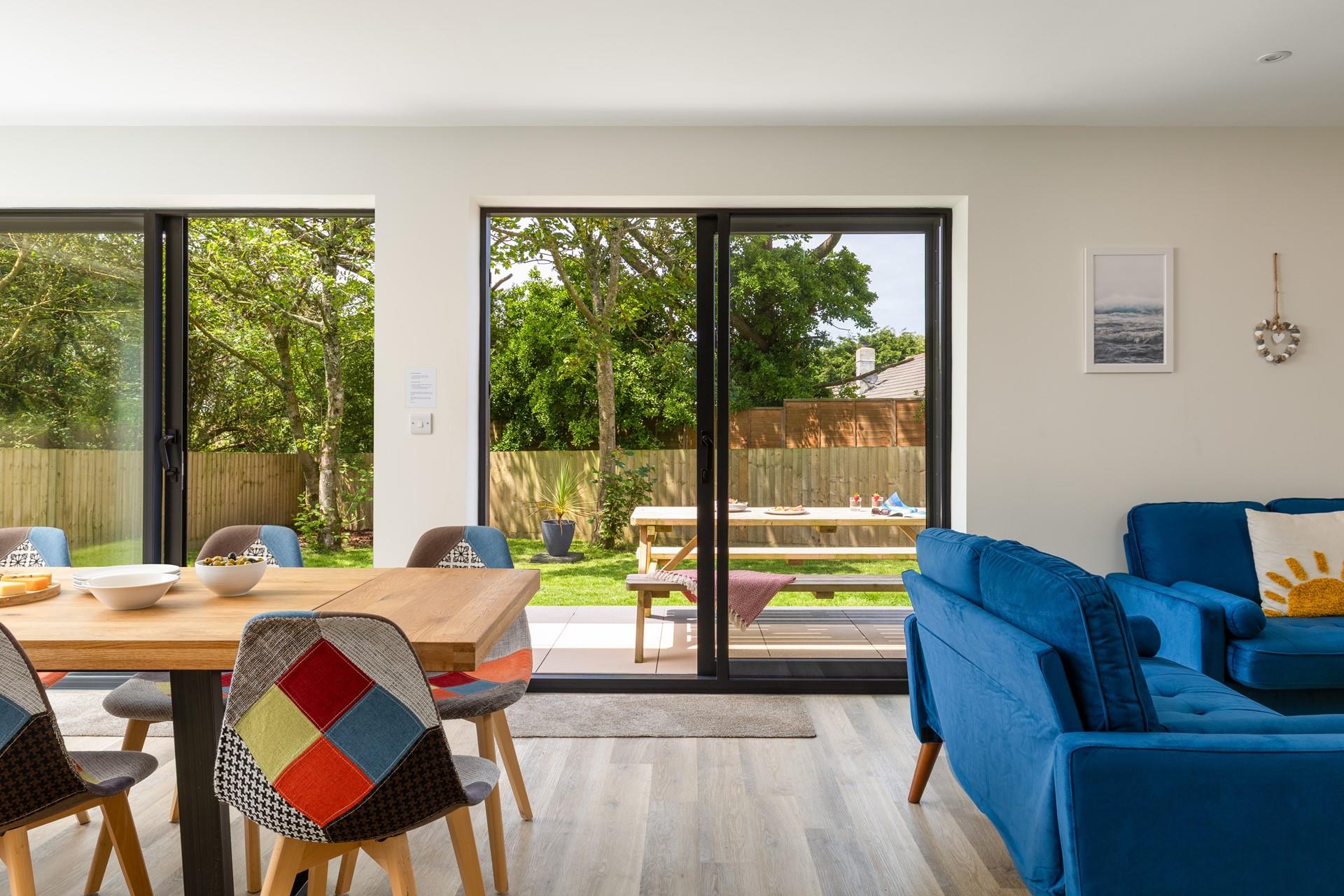 Enjoy dining inside and out, making the most of the Cornish sunshine.