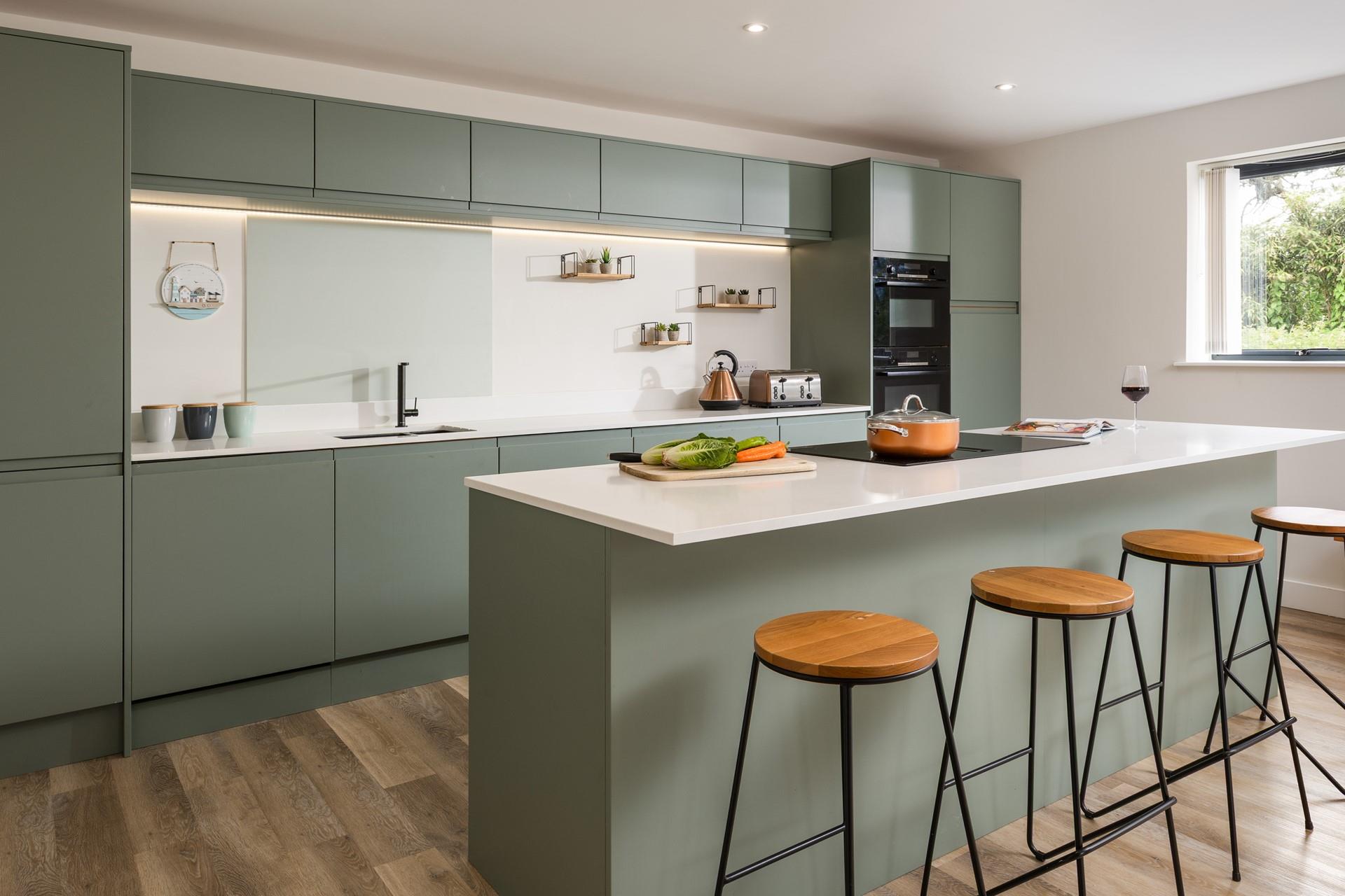 The modern kitchen has all you need.