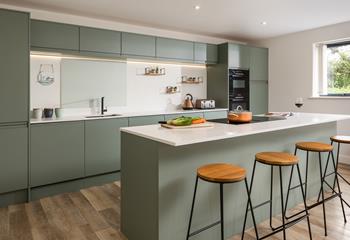 The modern kitchen has all you need.