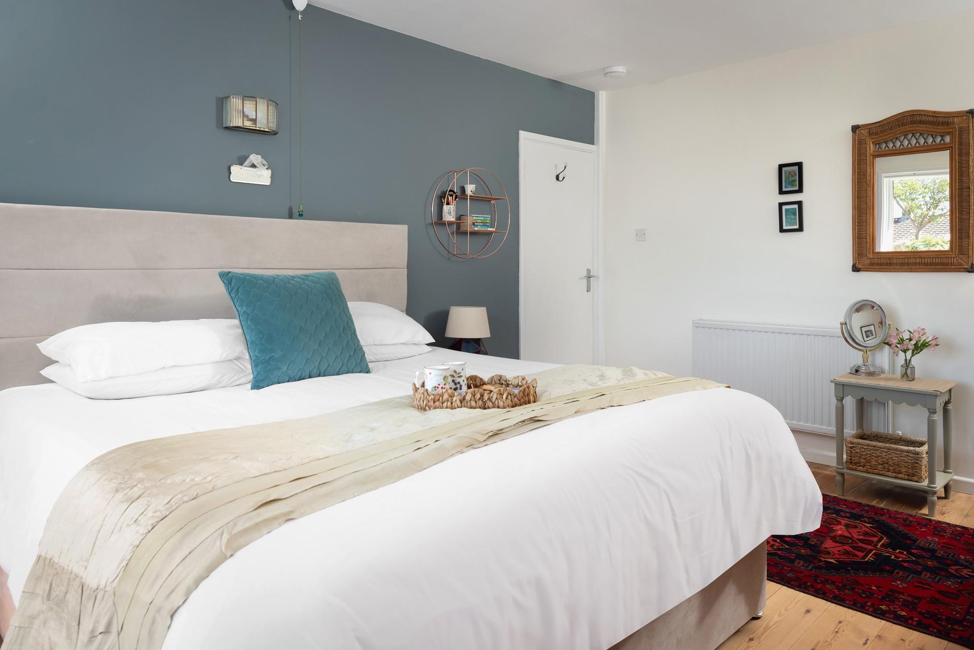 Bedroom 3 has a luxurious super king!