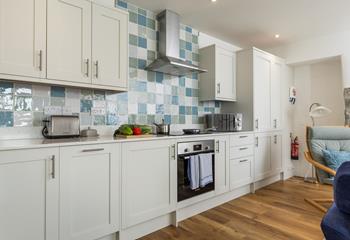 With plenty of space to cook and relax.