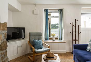 In the heart of St Ives, Lower Watch House overlooks the harbour.