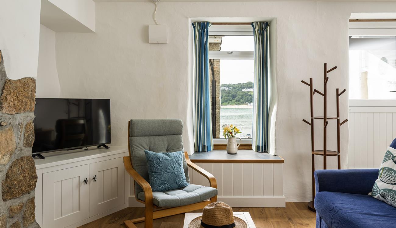 In the heart of St Ives, Lower Watch House overlooks the harbour.