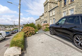 The Tower House benefits from a private parking space, a stone's throw from the apartment.