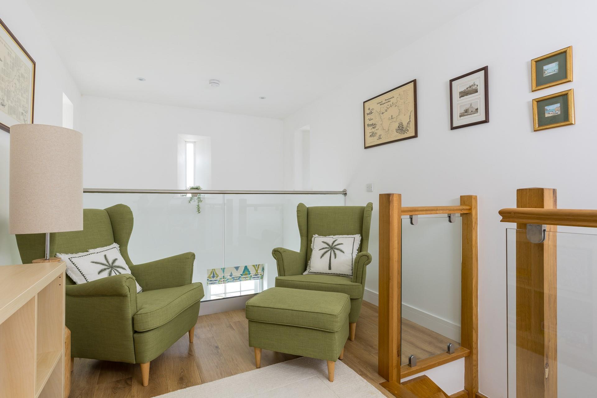 The perfect corner for curling up with a good book!