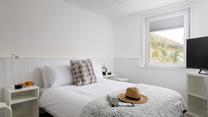 Bedroom 1 offers a comfortable double bed, where you'll sleep soundly after exploring the coast!