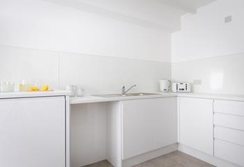 The kitchen is well-equipped with all you need.