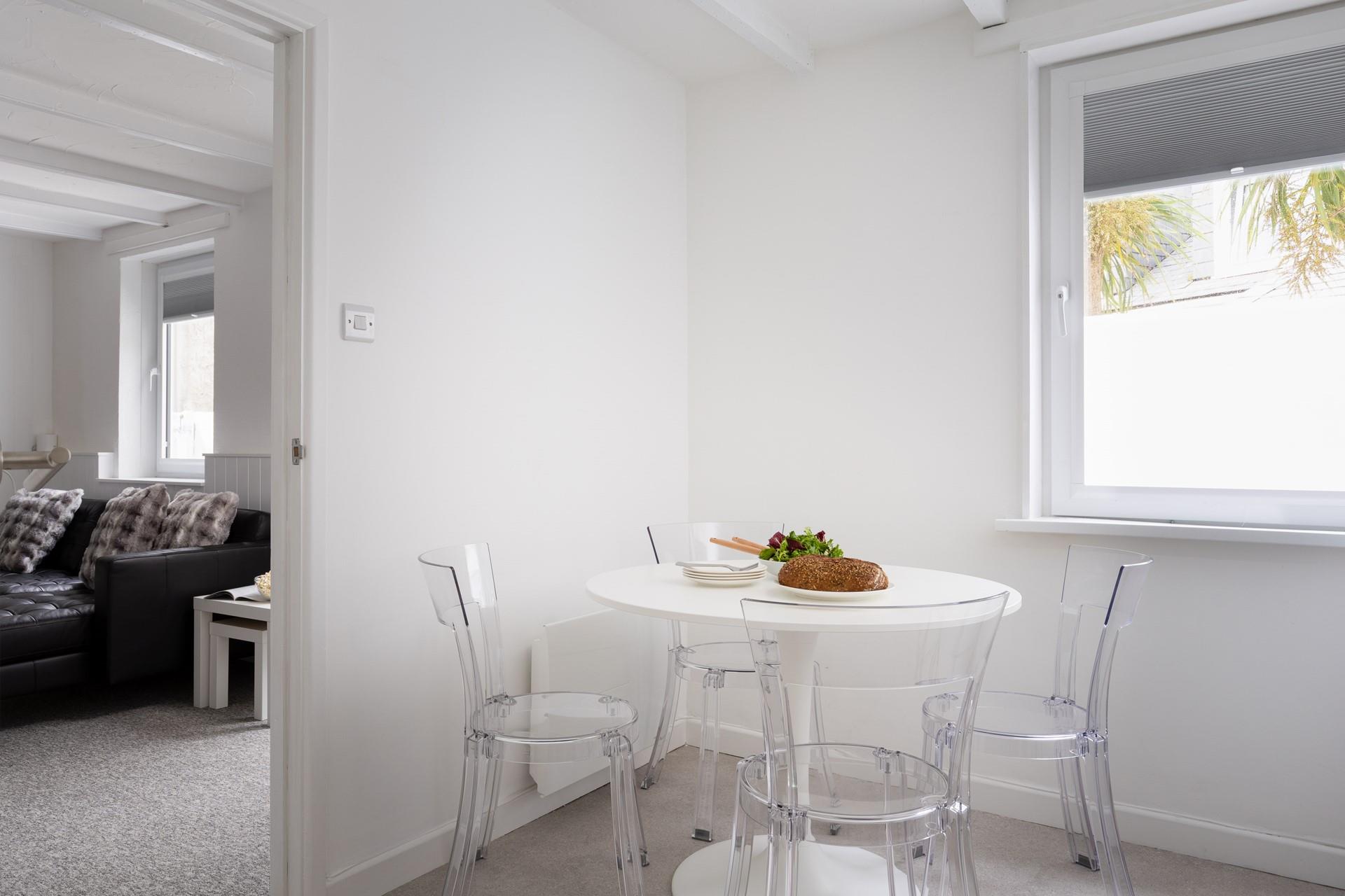 Spend time together around the dining table, planning your next day's adventures.