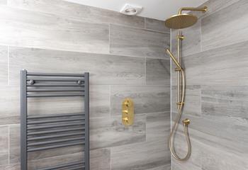 Get ready at your own pace without waiting for the bathroom.