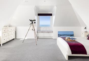 Start the day with views of the ocean and end it stargazing through the telescope. 