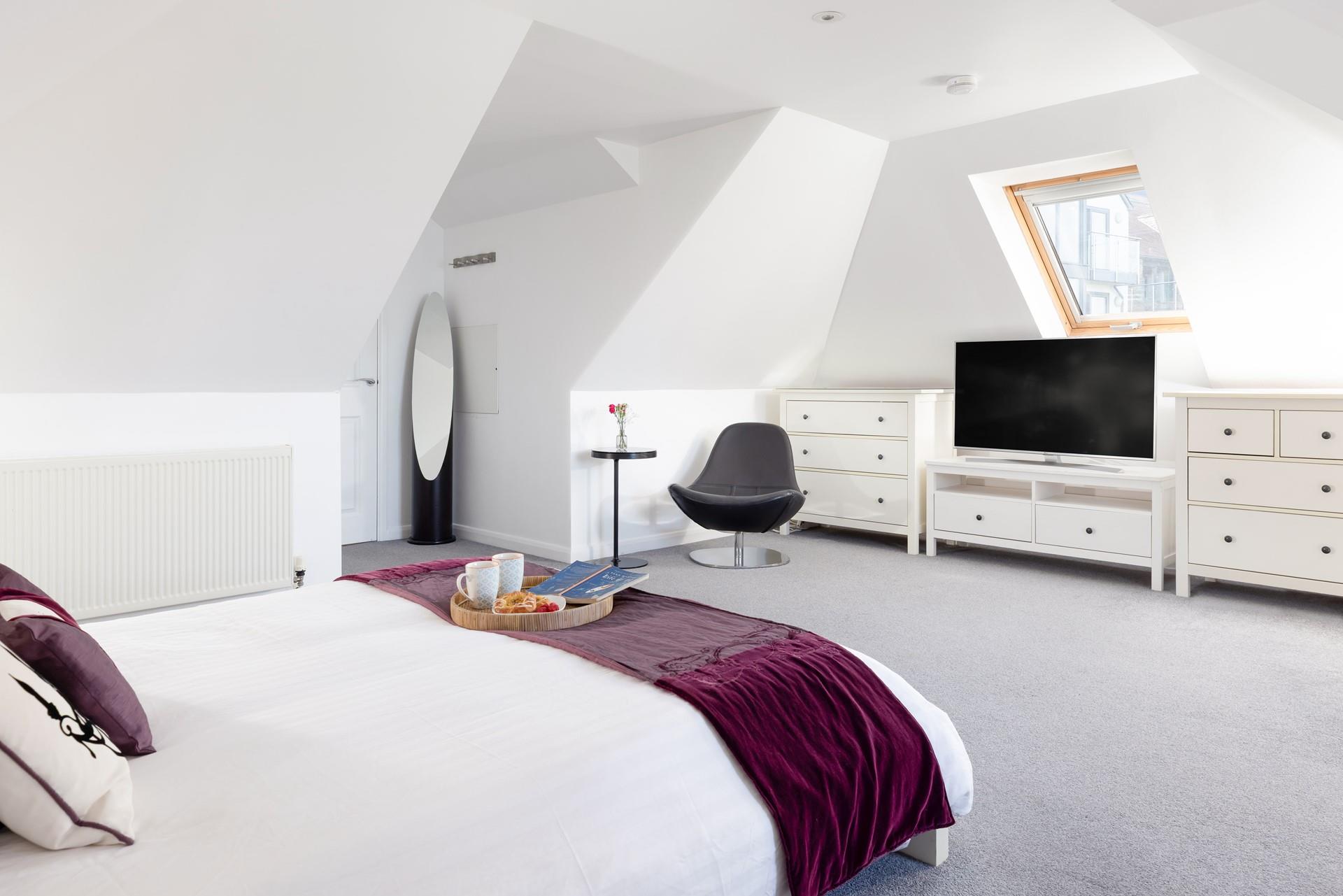 Finish up the day with your favourite show in bed. 