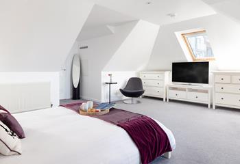 Finish up the day with your favourite show in bed. 