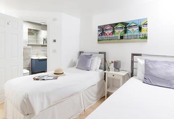 Enjoy a delicious slumber in bedroom 3. 